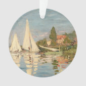 クロードモネ | Regatta at Argenteuil, c.1872 オーナメント (正面)