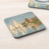 クロードモネ | Regatta at Argenteuil, c.1872 コースター (左側)