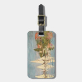 クロードモネ | Regatta at Argenteuil, c.1872 ラゲッジタグ (正面縦)