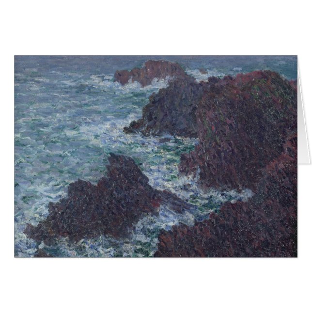クロードモネ | Rocks at Belle-Ile, the Wild Coast (正面横)