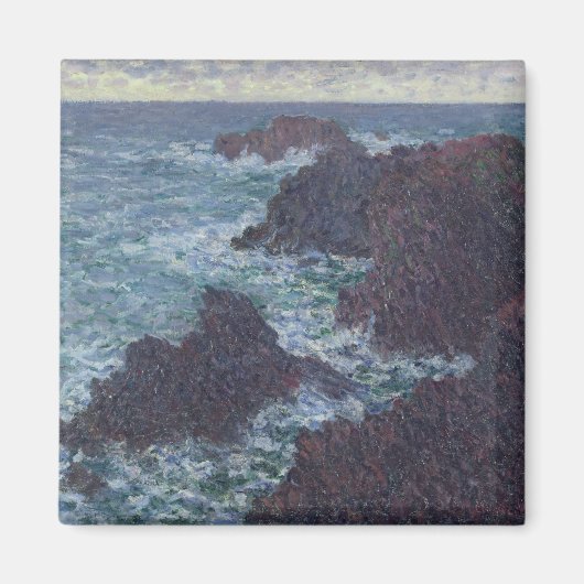 クロードモネ | Rocks at Belle-Ile, the Wild Coast マグネット (正面)