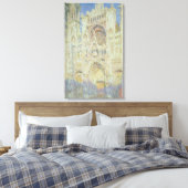 クロードモネ | Rouen Cathedral at Sunset, 1894 キャンバスプリント (インサイチュ (寝室))