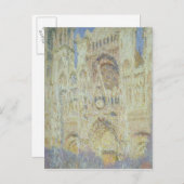 クロードモネ | Rouen Cathedral at Sunset, 1894 ポストカード (正面/裏面)