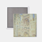 クロードモネ | Rouen Cathedral at Sunset, 1894 マグネット (正面/裏面)