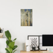 クロードモネ Rouen Cathedral in Full Sunlight ポスター (ホームオフィス)