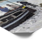 クロードモネ | Sainte-Adresseのビーチ ポスター (角)