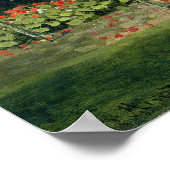 クロードモネ | Sainte-Adresseの花園 ポスター (角)