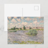 クロードモネ | Seine at Lavacourt ポストカード (正面/裏面)