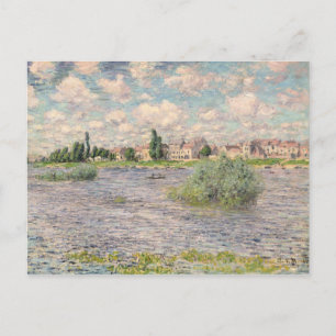 クロードモネ Seine at Lavacourt ポストカード