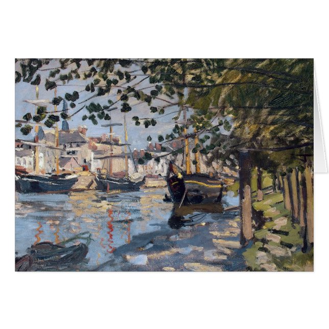 クロードモネ | Seine at Rouen, 1872 (正面横)