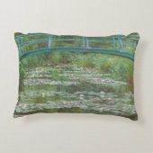 クロードモネ | The 日本の Footbridge, 1899 アクセントクッション (裏面)