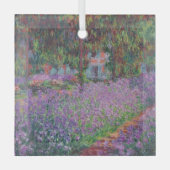 クロードモネ | The Artist's Garden at Giverny ガラスオーナメント (正面)