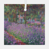 クロードモネ | The Artist's Garden at Giverny ガラスオーナメント (裏面)