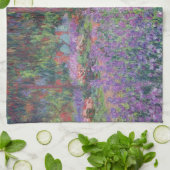 クロードモネ | The Artist's Garden at Giverny キッチンタオル (折り畳み)
