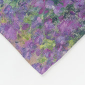 クロードモネ | The Artist's Garden at Giverny フリースブランケット (角)