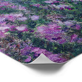 クロードモネ | The Artist's Garden at Giverny ポスター (角)