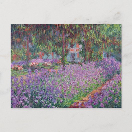 クロードモネ | The Artist's Garden at Giverny ポストカード (正面)