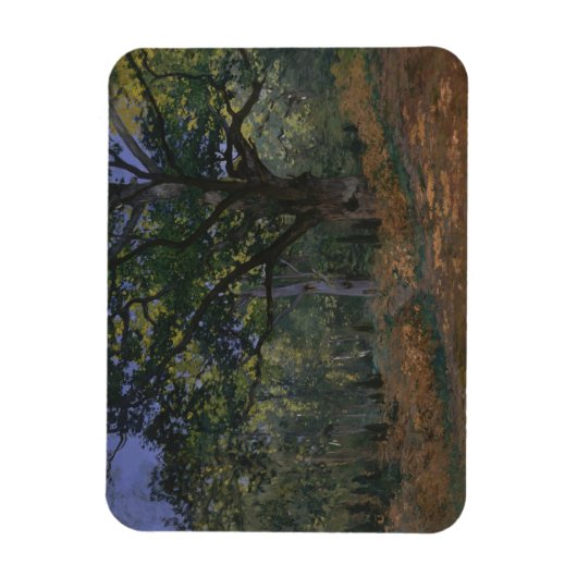 クロードモネ | The Bodmer Oak, Fontainebleau Fores マグネット (縦)