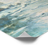 クロードモネ | The Break up at Vetheuil, c.1883 ポスター (角)