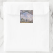 クロードモネ | The Gare St. Lazare, 1877 スクエアシール (バッグ)