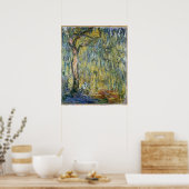 クロードモネ | The Large Willow at Giverny, 1918 ポスター (キッチン)