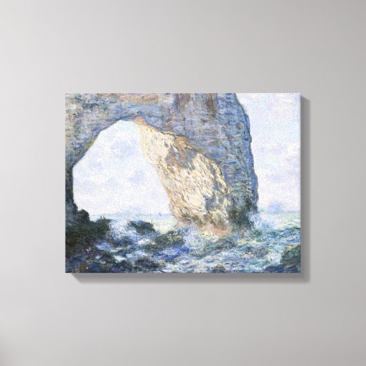 クロードモネ | The Manneporte Etretat キャンバスプリント (正面)