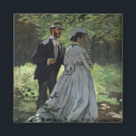 クロードモネ | The Promenaders, Bazille, Camille マグネット<br><div class="desc">1865年プロメナダースまたはバジルとカミーユ |クロード・モネ |アートの場所：ワシントンDC、国立美術館 |アーティストフランスのー |画像収集番号： XIR19983</div>