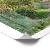 クロードモネ | The Riverbank at Gennevilliers ポスター (角)