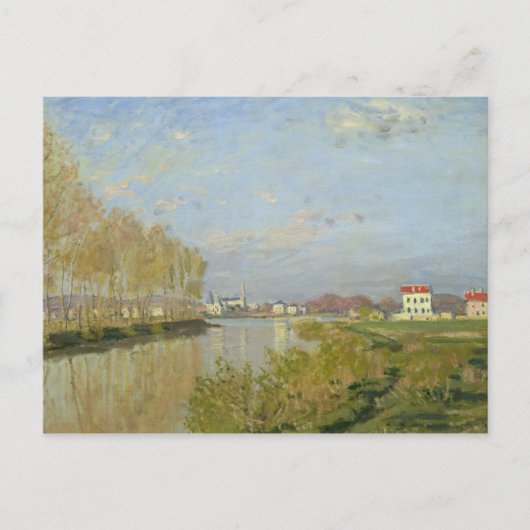クロードモネ | The Seine at Argenteuil, 1873 ポストカード (正面)