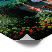 クロードモネ | The Terrace at Sainte-Adresse, 1867 ポスター (角)