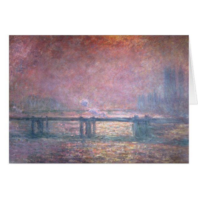 クロードモネ | The Thames at Charing Cross, 1903 (正面横)