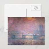 クロードモネ | The Thames at Charing Cross, 1903 ポストカード (正面/裏面)