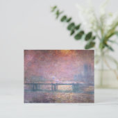 クロードモネ | The Thames at Charing Cross, 1903 ポストカード (スタンド正面)