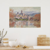 クロードモネ | The Village of Vetheuil, c.1881 ポスター (キッチン)