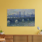 クロードモネ | Waterloo Bridge, 1902 キャンバスプリント (インサイチュ (リビング))
