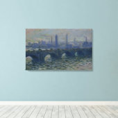 クロードモネ | Waterloo Bridge, 1902 キャンバスプリント (インサイチュ (ウッドフロア))
