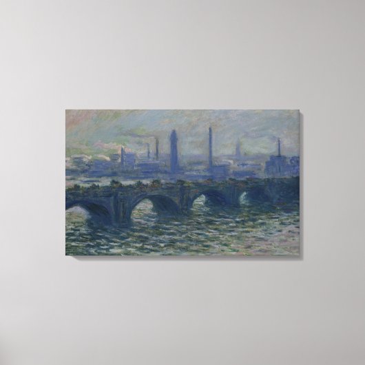 クロードモネ | Waterloo Bridge, 1902 キャンバスプリント (正面)