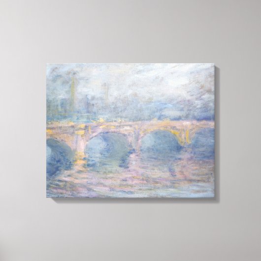 クロードモネ | Waterloo Bridge, London, at Sunset キャンバスプリント (正面)