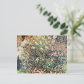 クロードモネ | Women in the Flowers, 1875 ポストカード (スタンド正面)