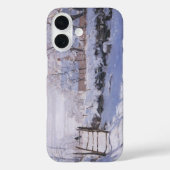 クロードモネThe Magpie冬のiphoneケース鳥 Case-Mate iPhoneケース (裏面)