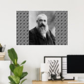 クロードモ絵を描ネ油カンバス芸術的自然 ポスター (ホームオフィス)