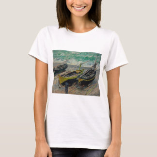クロードモ絵を描ネ油カンバス芸術的自然 Tシャツ