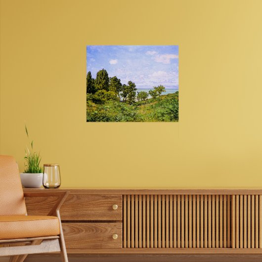 クロード絵を描・モネが海の向こうに ポスター (リビング2)