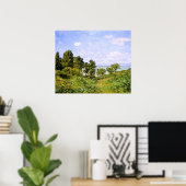 クロード絵を描・モネが海の向こうに ポスター (ホームオフィス)