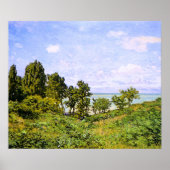 クロード絵を描・モネが海の向こうに ポスター (正面)