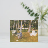 クロード絵画モネの森の端サルジェント (スタンド正面)