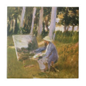 クロード絵画モネの森の端サルジェント タイル (正面)