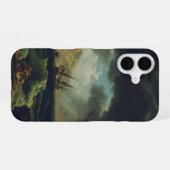 クロード・ジョセフ・ヴェルネ「荒海の難破船」 iPhone 16ケース (裏面横)