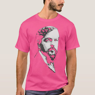 クロード・ドビュッシー黒白 Tシャツ