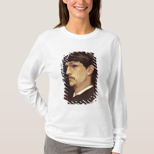 クロード・ドビュッシー1886年 Tシャツ (正面)